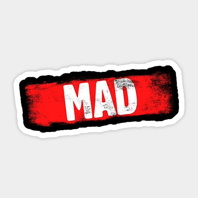 MAD Red paint Sticker by TONYSTUFF